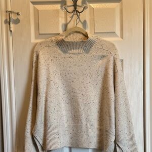 LOFT Cozy Beige Knit Sweater